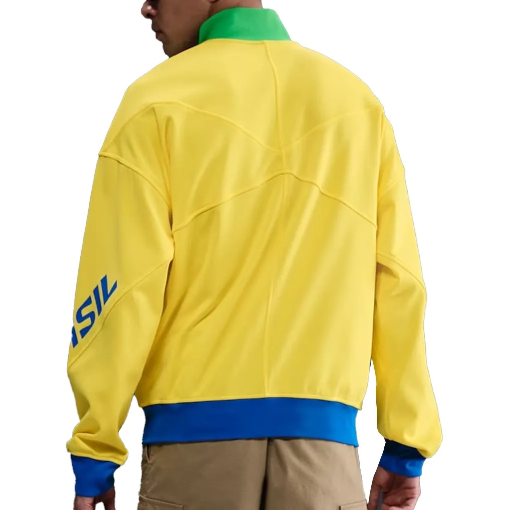 Nike Jaqueta FZ9388-718 M BRASIL ACDPR ANTH Amarelo Poliester -4-
